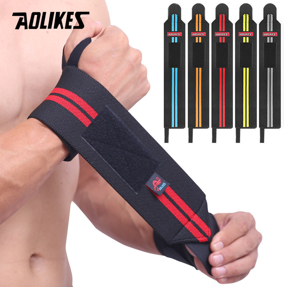 Wrist Wraps Weightlifting Support - AOLIKES 1 para opaska na nadgarstek