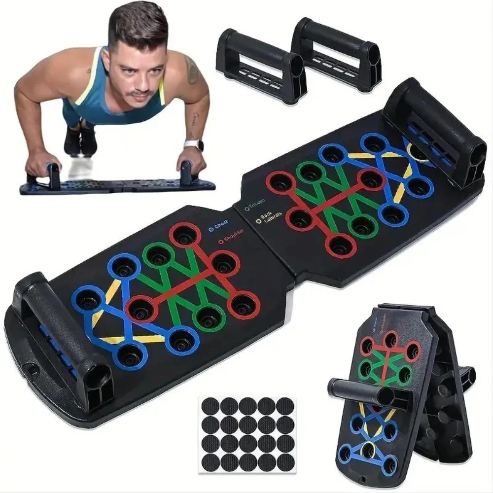 Push Up Board Foldable Multi Function - Przenośny, wielofunkcyjny zestaw do ćwiczeń z