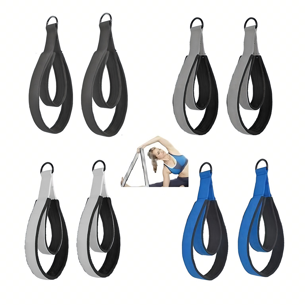 Pilates Bar Kit With Resistance Bands - Podwójny elastyczny pierścień do jogi i