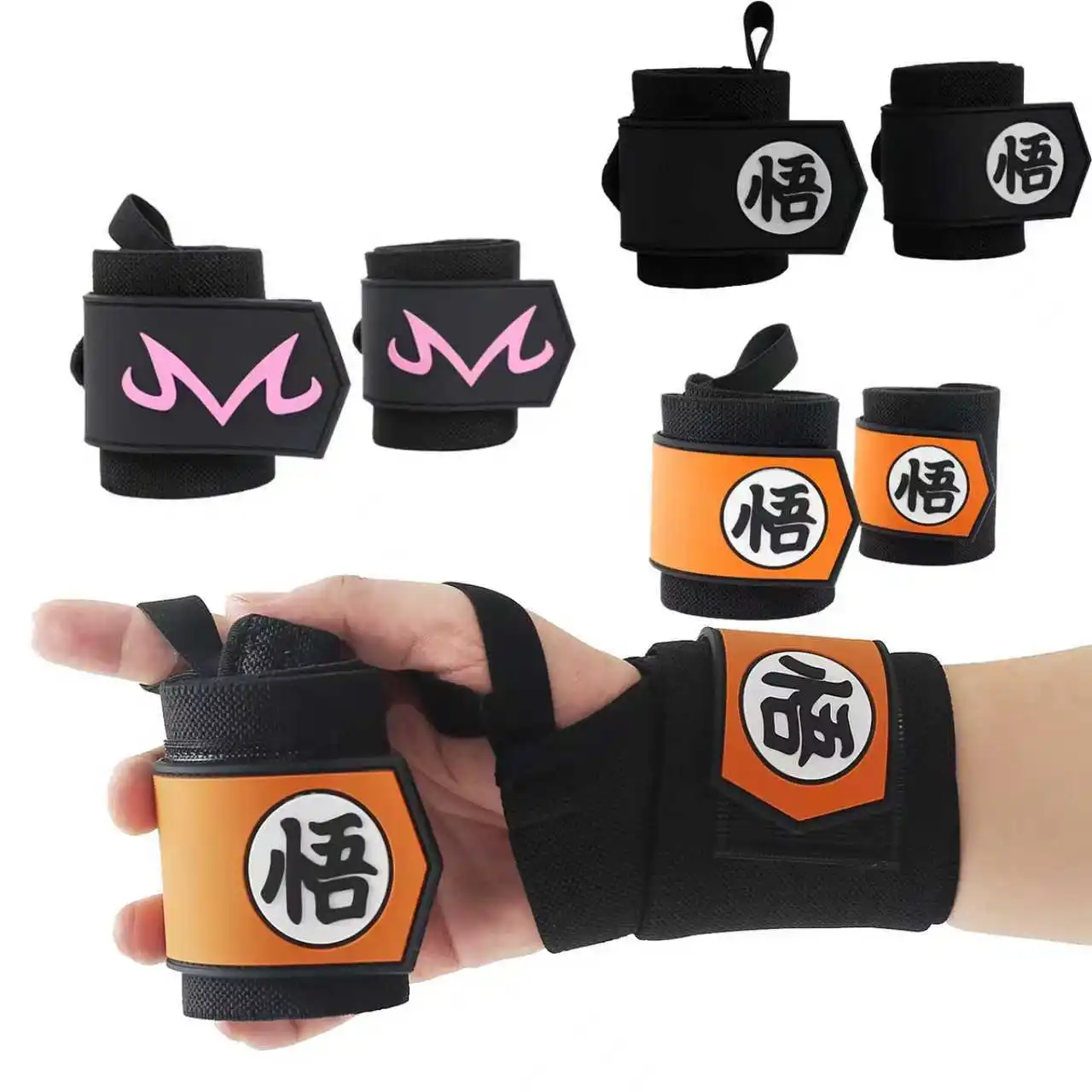 Wrist Wraps Weightlifting Support - 1 Para Opasek na Nadgarstki do