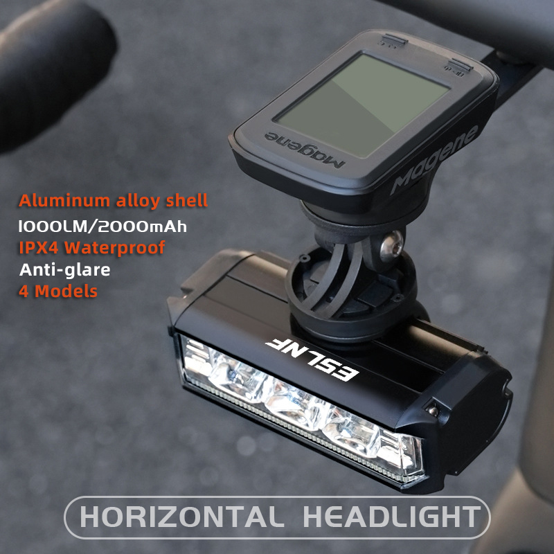 Rechargeable Bicycle Headlight 1000 Lumen - Wodoodporny reflektor rowerowy o mocy 1000