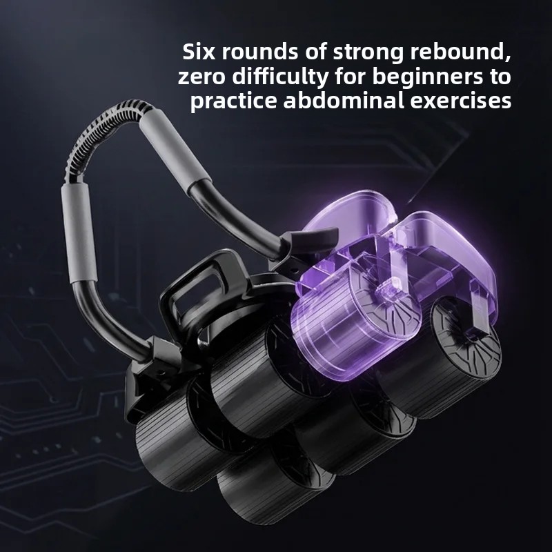 Ab Roller Wheel With Elbow Support - Przenośny 6-kołowy cyfrowy inteligentny wałek do
