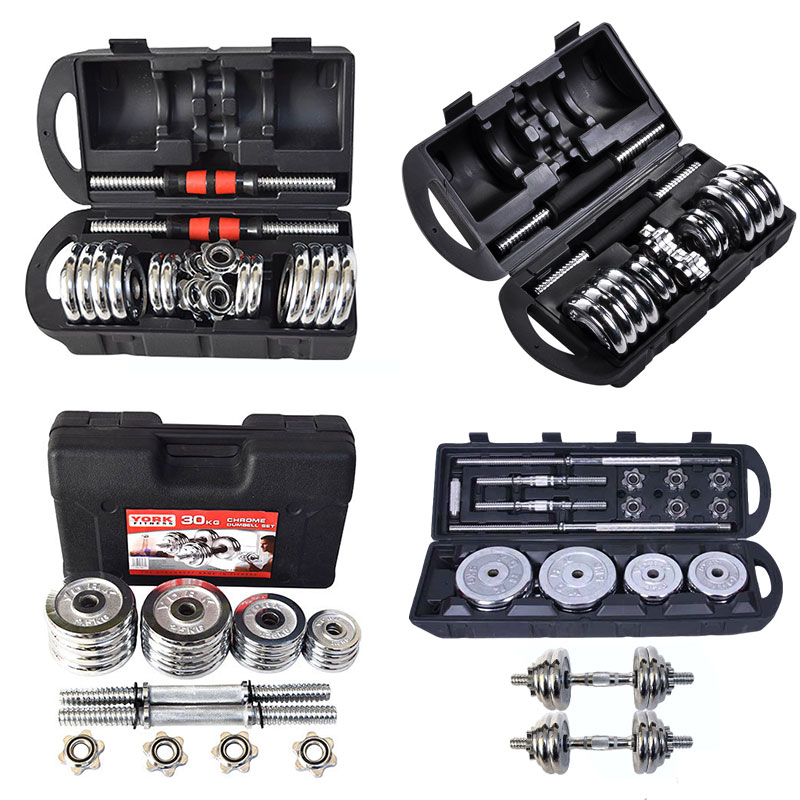 Adjustable Dumbbell Pair 40Kg - 2026 Bezpośrednia sprzedaż z fabryki: Zestaw