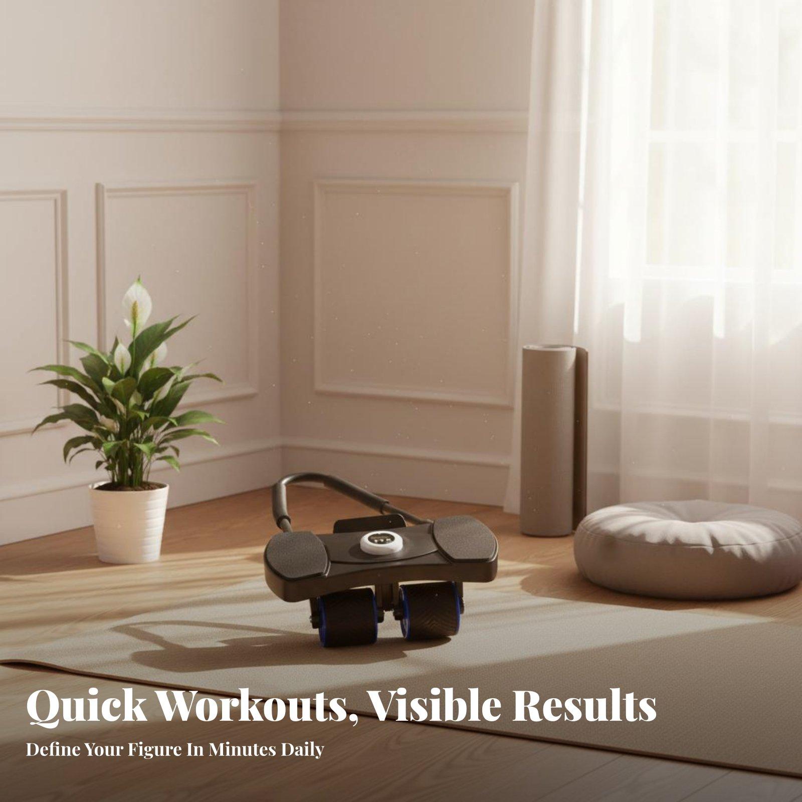 Podstawowy sprzęt do ćwiczeń:  – Ab Roller Wheel With Elbow Support recenzja i cena