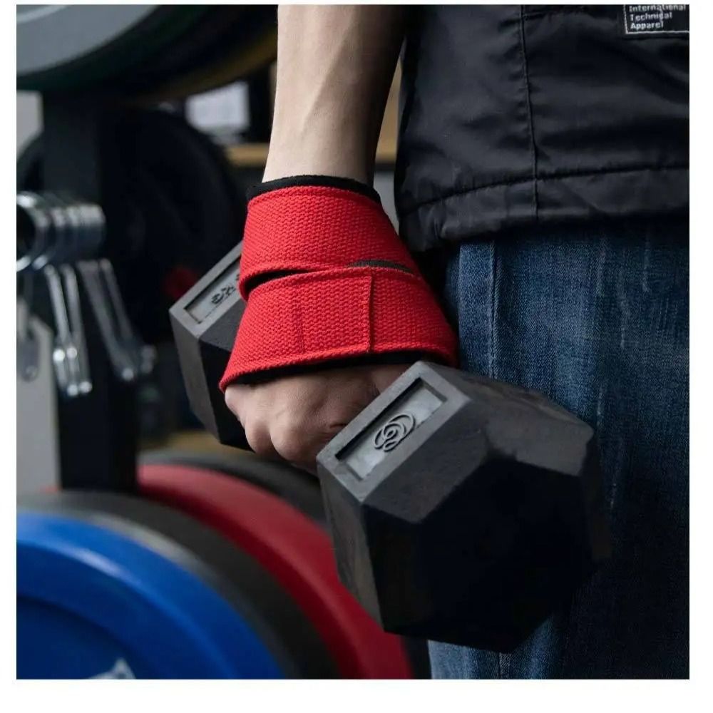 1 Para Nowe Poliestrowe Opaski – Wrist Wraps Weightlifting Support recenzja i cena