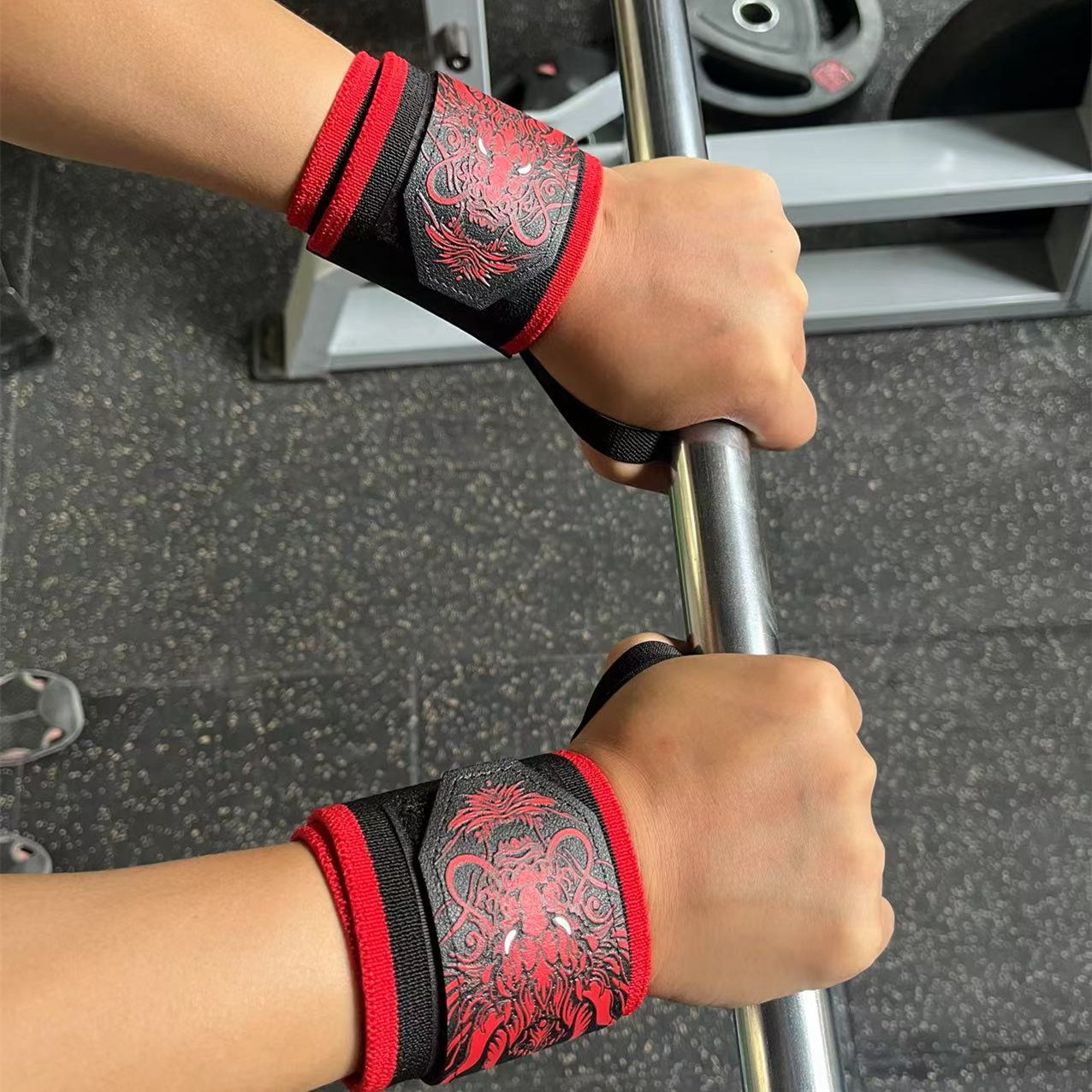 1 para chiński smok Fitness pa – Wrist Wraps Weightlifting Support recenzja i cena