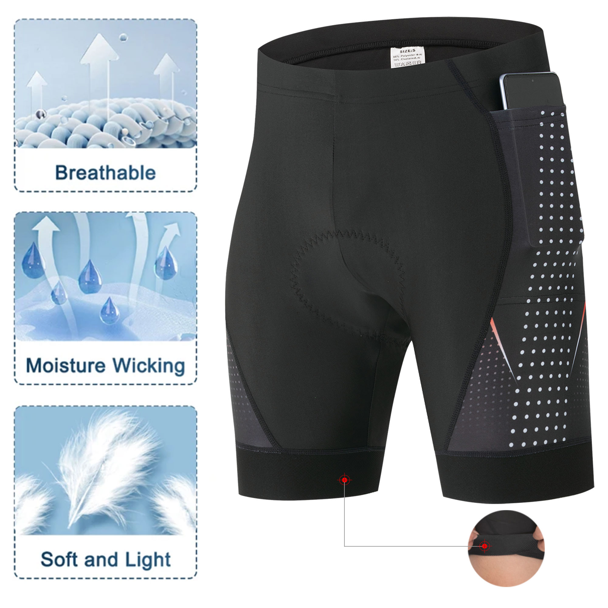 Profesjonalne spodenki rowerow – Padded Cycling Shorts 5D Gel recenzja i cena