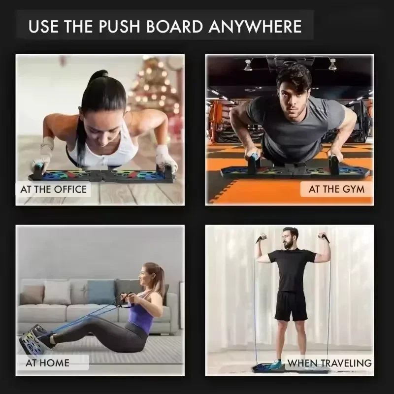 Zestaw do ćwiczeń push-up, prz – Push Up Board Foldable Multi Function recenzja i cena