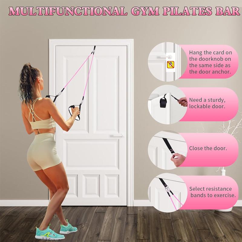 Wielofunkcyjny zestaw do pilat – Pilates Bar Kit With Resistance Bands recenzja i cena