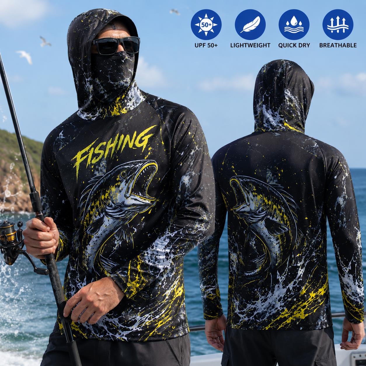 Szybkoschnąca, oddychająca męs – Fishing recenzja i cena
