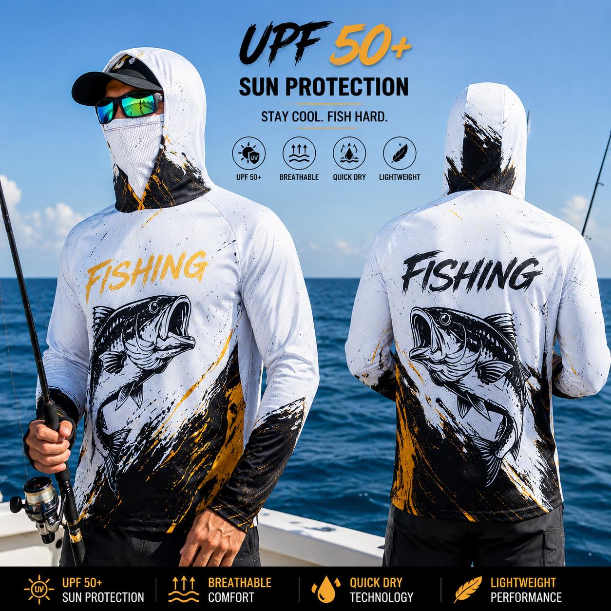 Szybkoschnąca, oddychająca męs – Fishing recenzja i cena